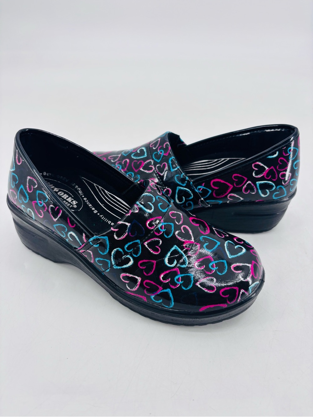 Easy Works By Easy Street Laurie Women’s Slip Resistant Slip On Work Shoe Clogs